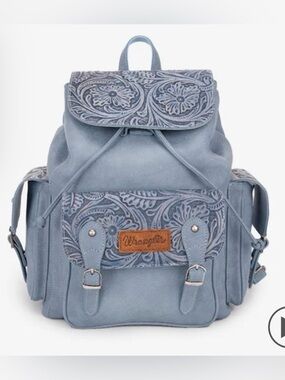 Wrangler Floral Tooled Concealed Carry Backpack